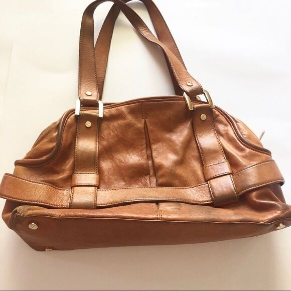 ** Michael Kors ** brown leather shoulder bag - Picture 4 of 8